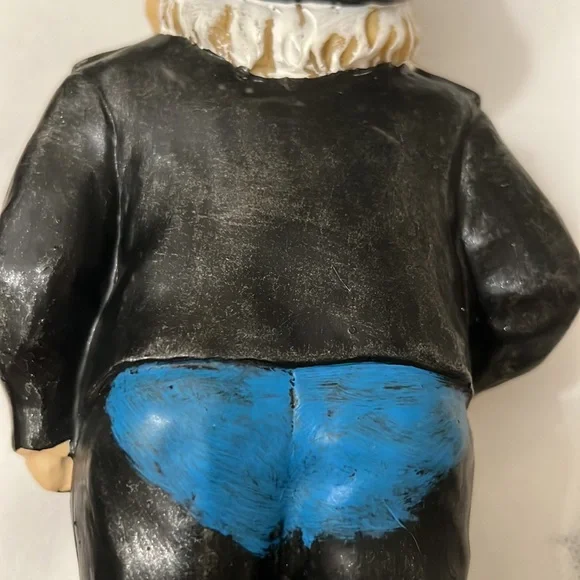 Vintage HARLEY DAVIDSON Biker Gnome  Motorcycle Leather Man Cave Decor - Picture 14 of 16